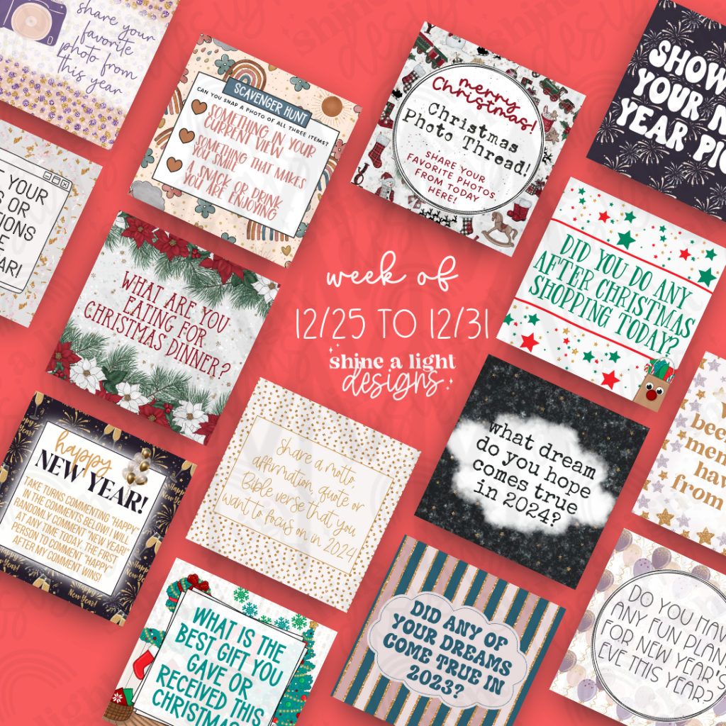 Get You Through The Holidays Engagement Collab Mega Bundle Digital