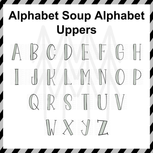 Alphabet Soup - Custom Word (Dtf Transfer) Transfer