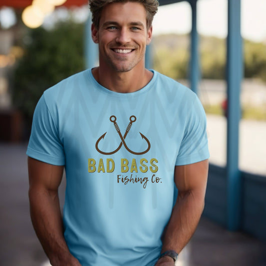 Bad Bass Fishing Co (Dtf Transfer) Transfer