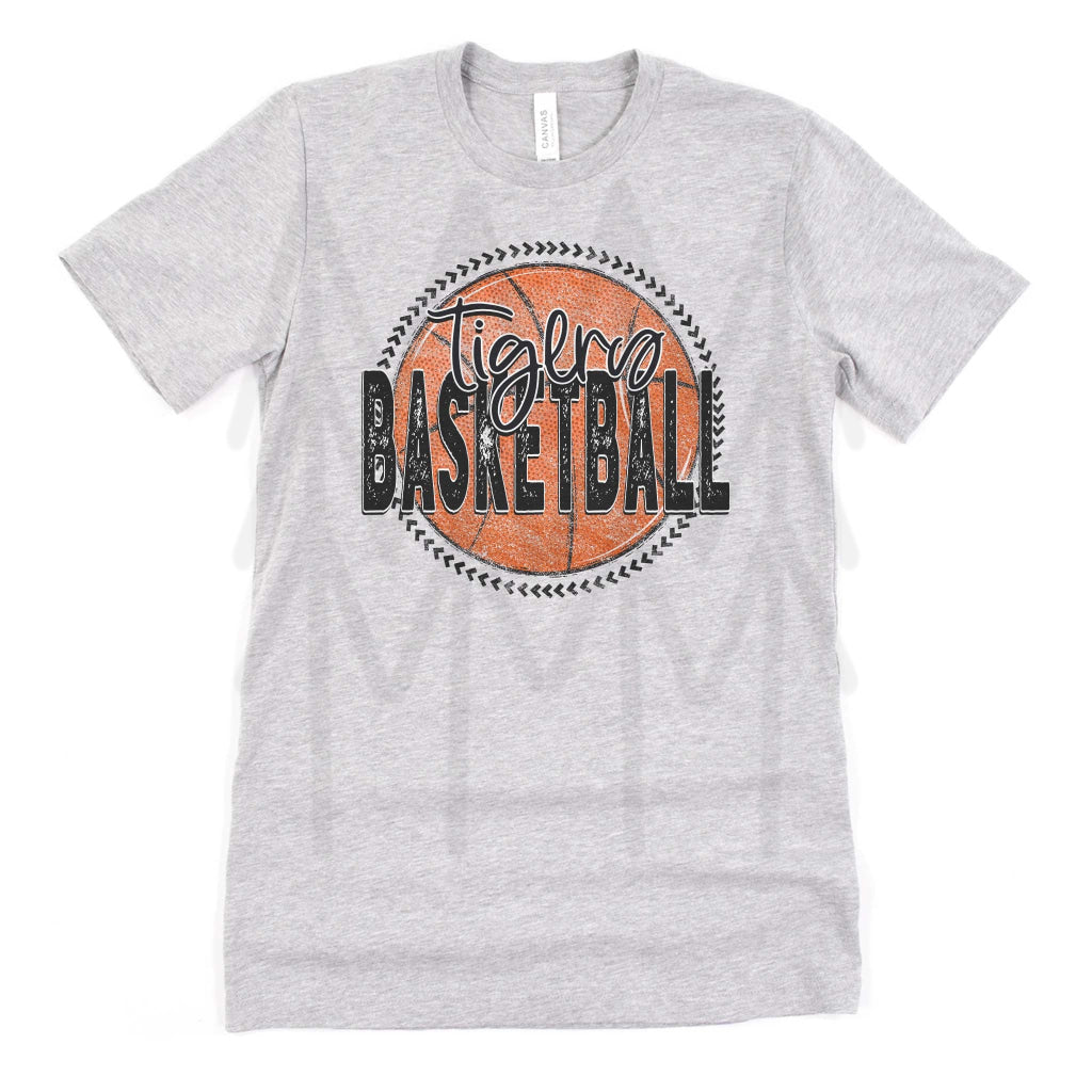 Basketball Grunge Circle (Dtf Transfer) Transfer