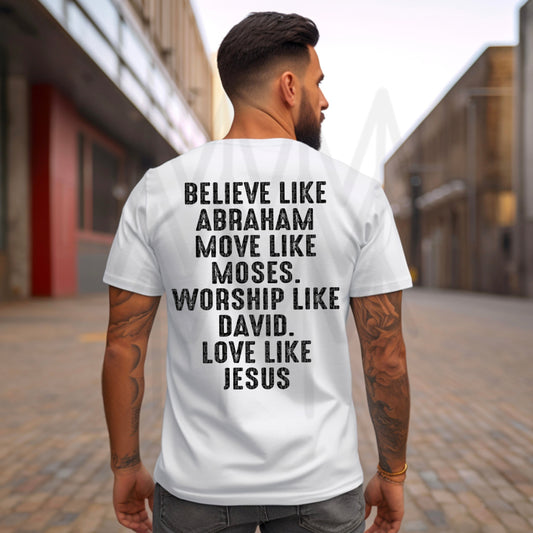 Believe Like - Black Design (Dtf Transfer) Transfer