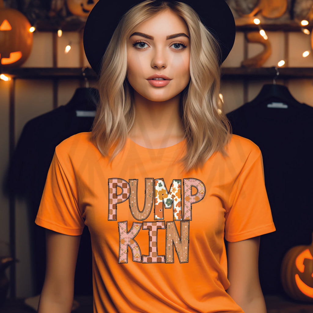 Boho Fall Pumpkin Stacked (Dtf Transfer) Transfer