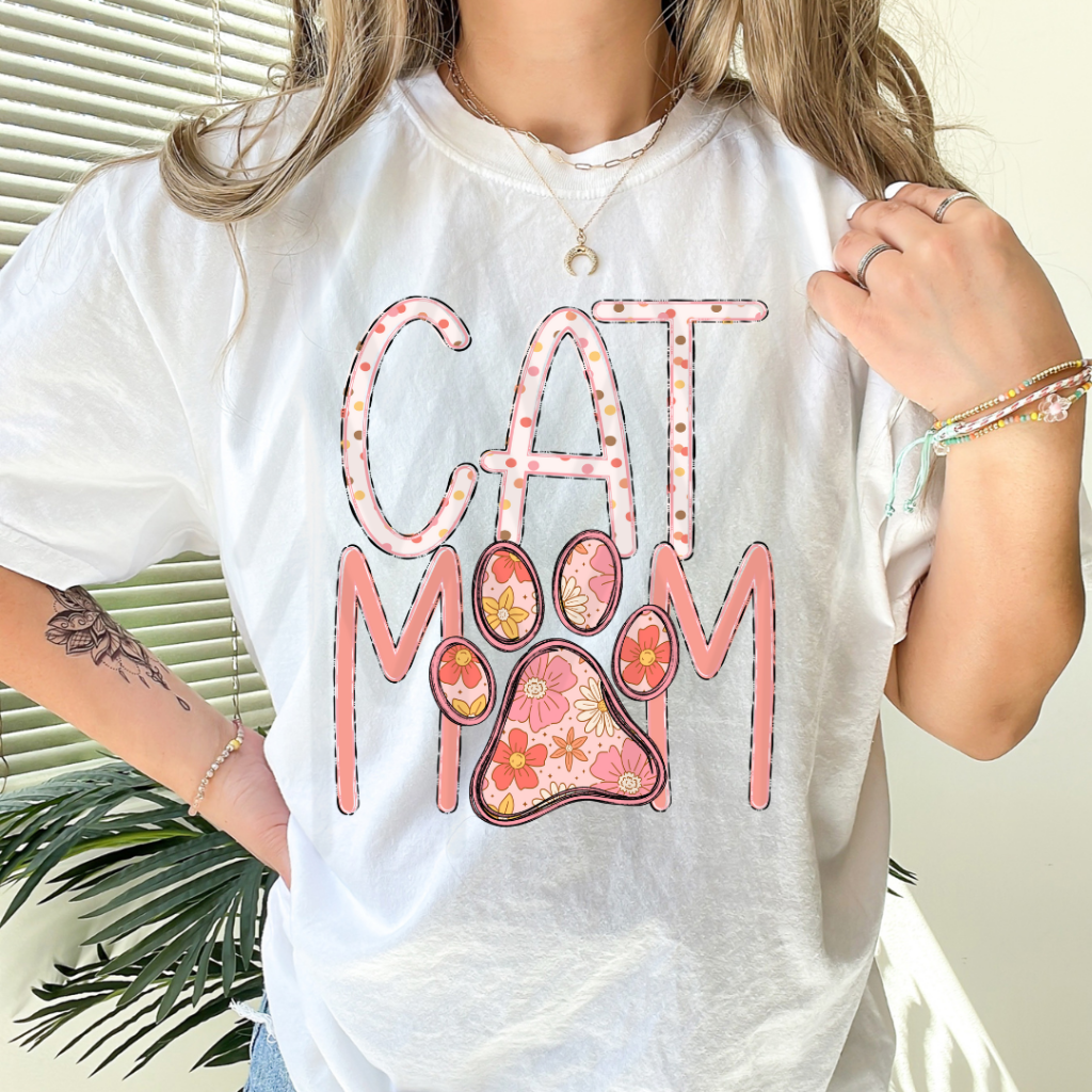 Cat Mom (Dtf Transfer) Transfer