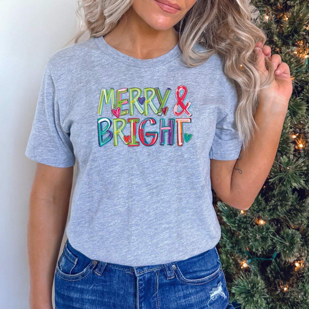 Cheery Merry & Bright (Dtf Transfer) Transfer