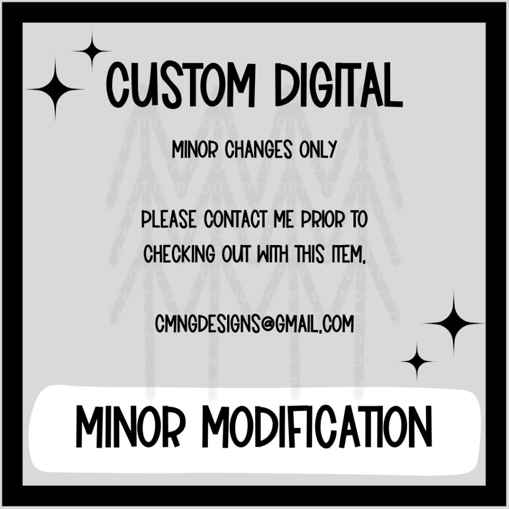 Custom Digital Design - Minor Change