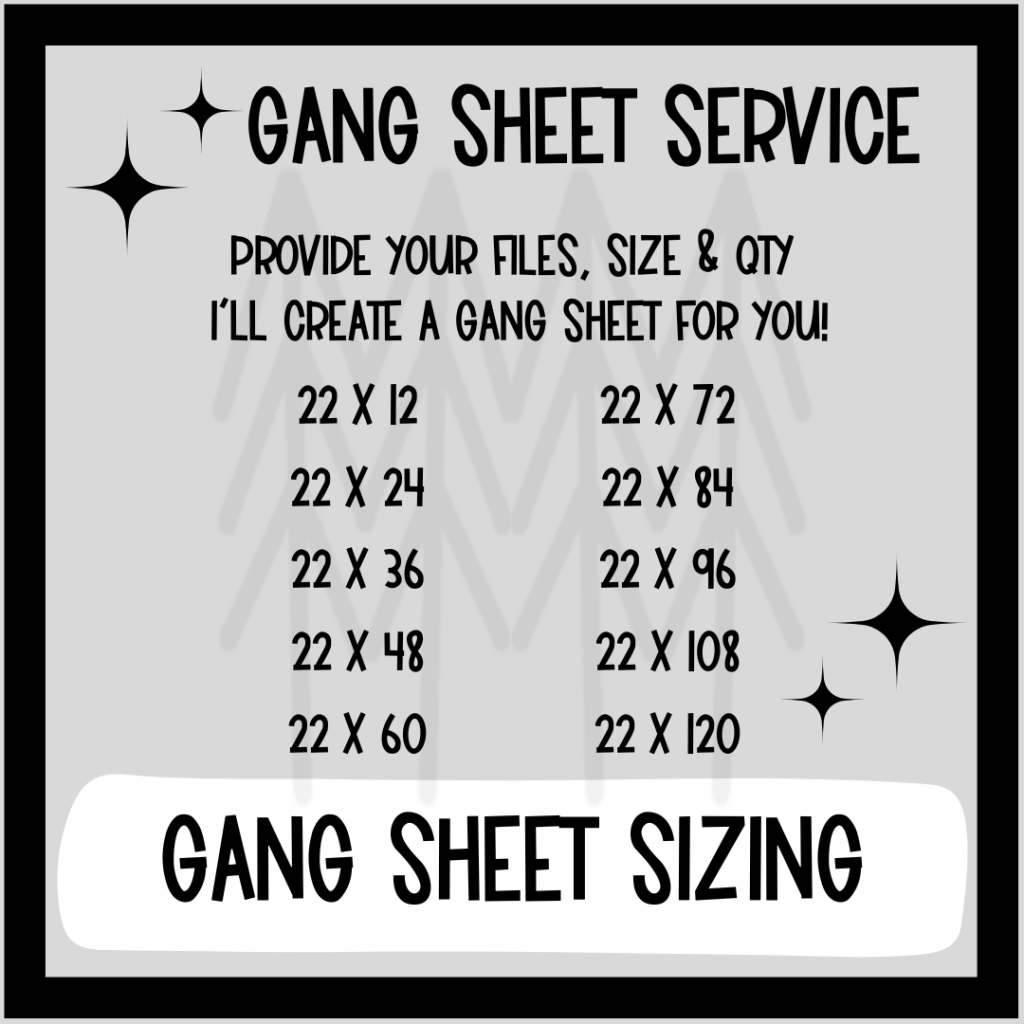 Gang Sheet Creation Digital