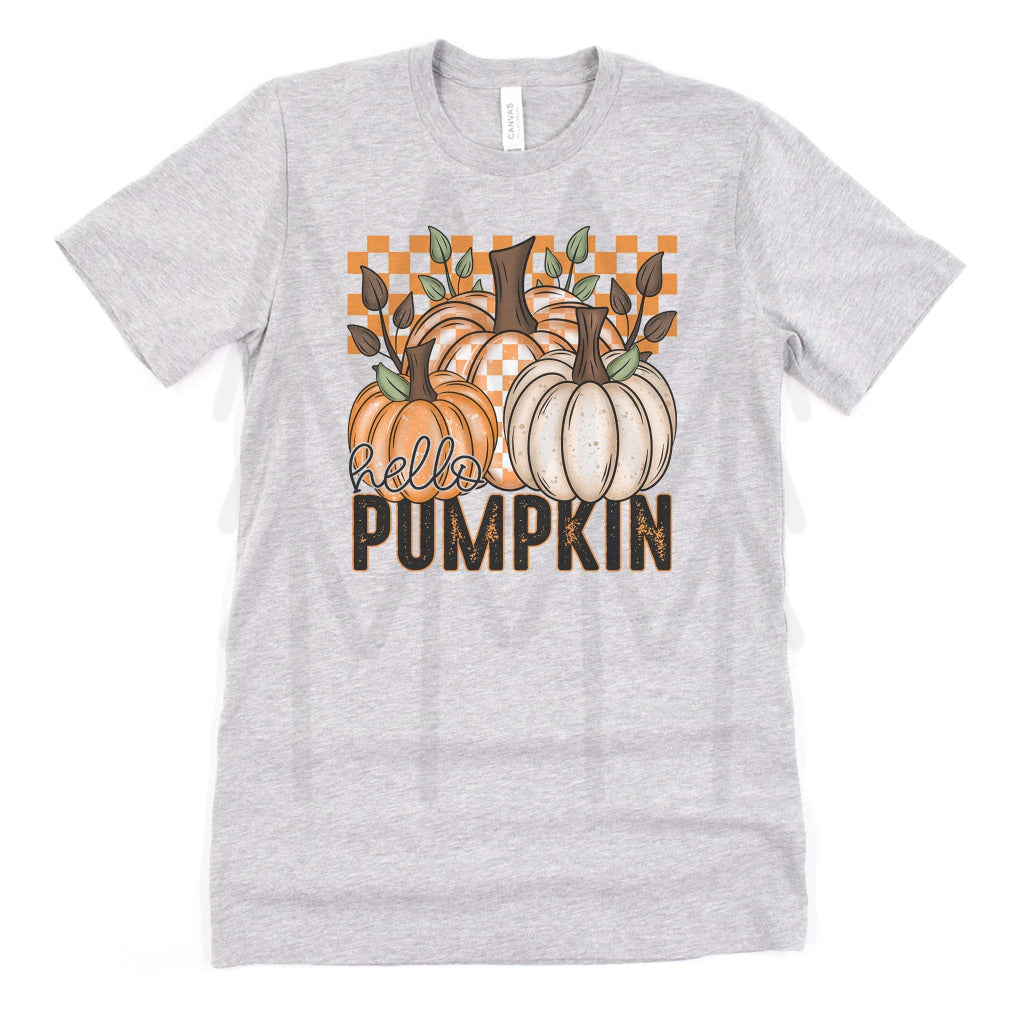 Hello Pumpkin Checkered (Dtf Transfer) Transfer