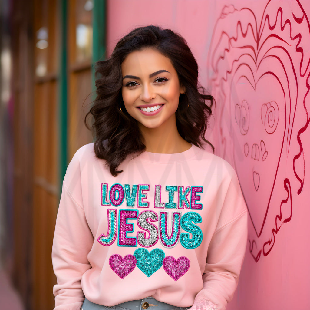 Love Like Jesus (Dtf Transfer) Transfer