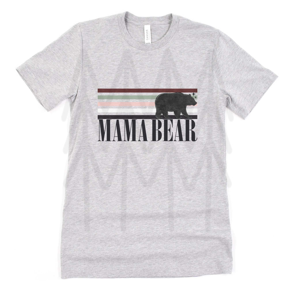 Mama Bear Stripe Retro (Dtf Transfer) Transfer