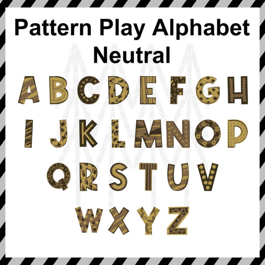 Pattern Play - Neutral Custom Word (Dtf Transfer) Transfer