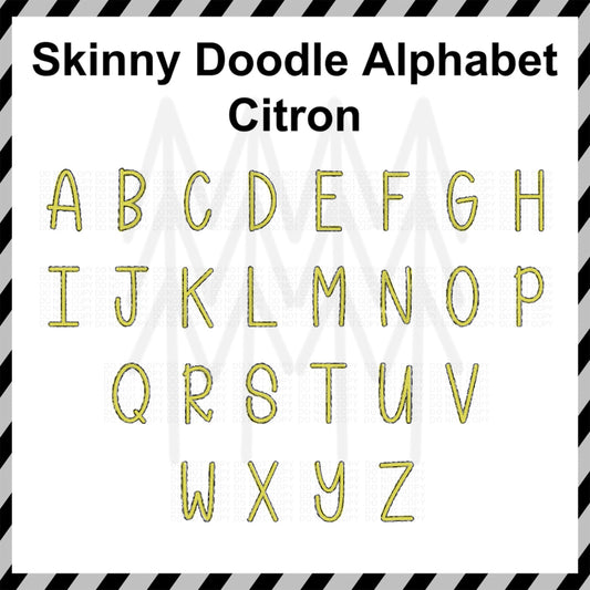 Skinny Doodle - Citron Custom Word (Dtf Transfer) Transfer