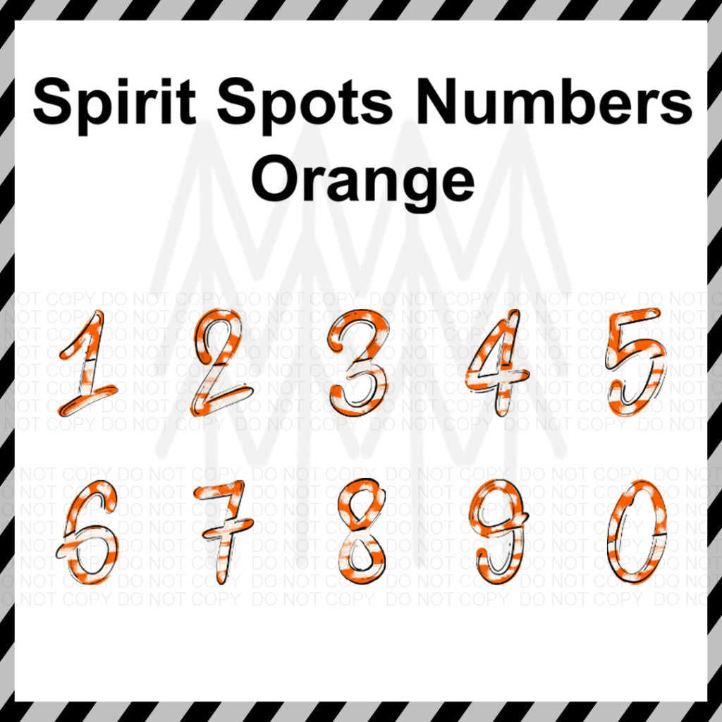 Spirit Spots Alphabet - Mixed Custom Word (Dtf Transfer) Transfer