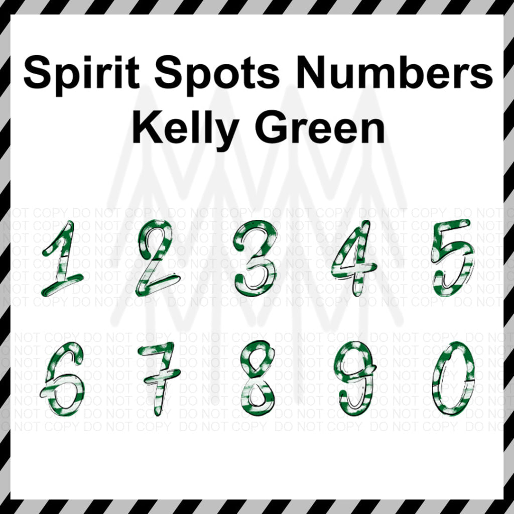 Spirit Spots Alphabet - Mixed Custom Word (Dtf Transfer) Transfer