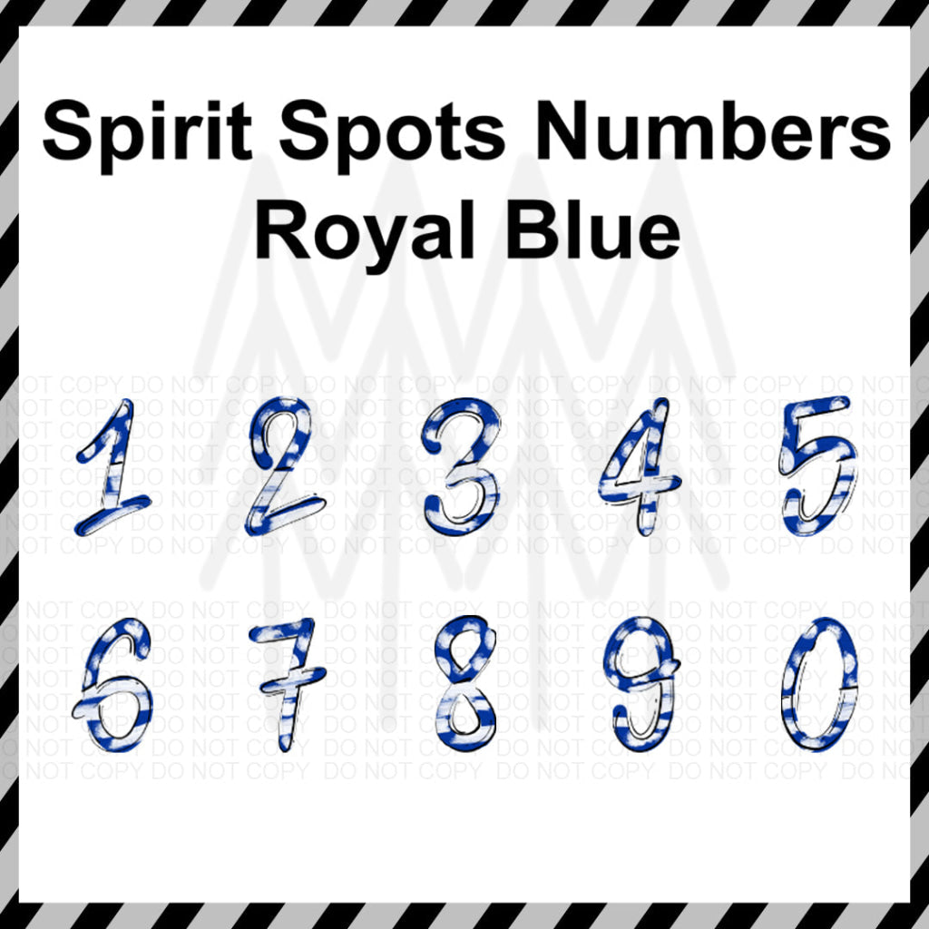 Spirit Spots Alphabet - Mixed Custom Word (Dtf Transfer) Transfer