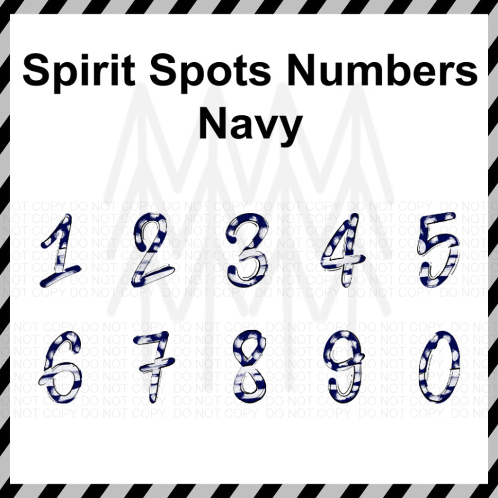 Spirit Spots Alphabet - Mixed Custom Word (Dtf Transfer) Transfer