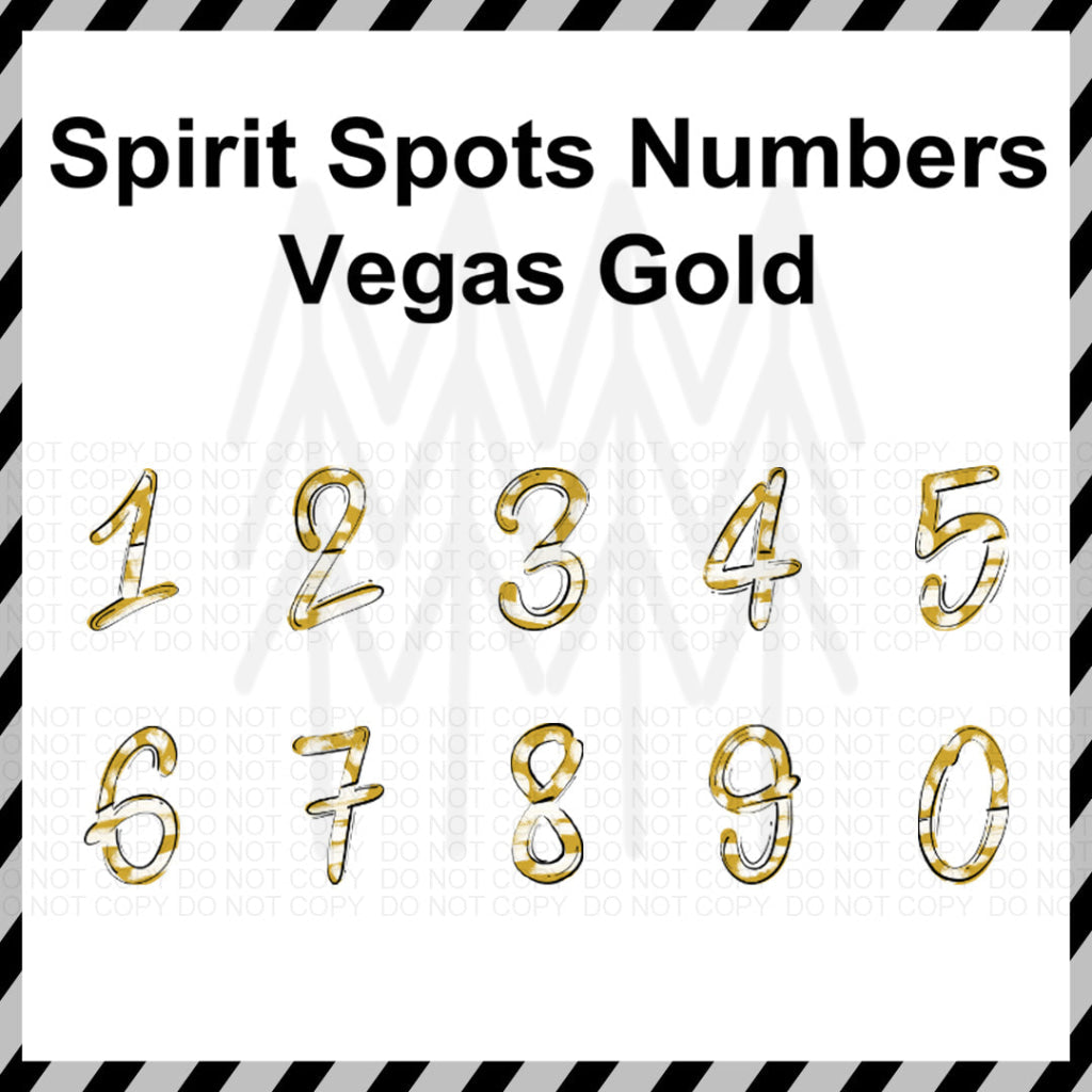 Spirit Spots Alphabet - Mixed Custom Word (Dtf Transfer) Transfer